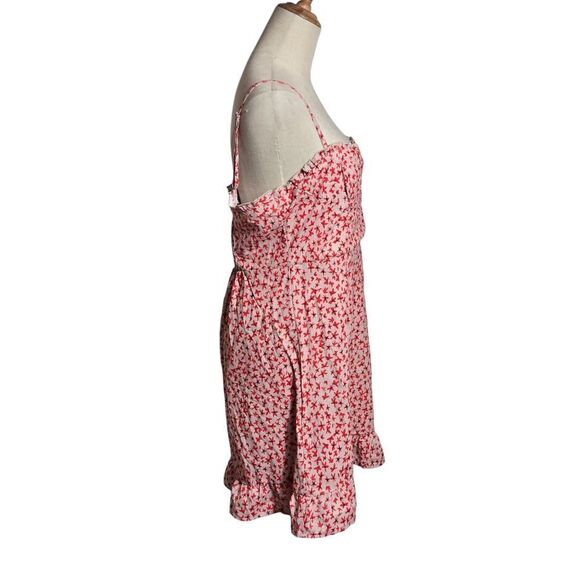 Princess Polly Floral Red and White Mini Sundress - Picture 3 of 7